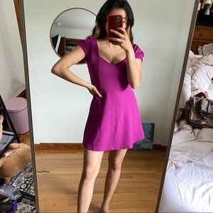 Super pretty magenta dress!